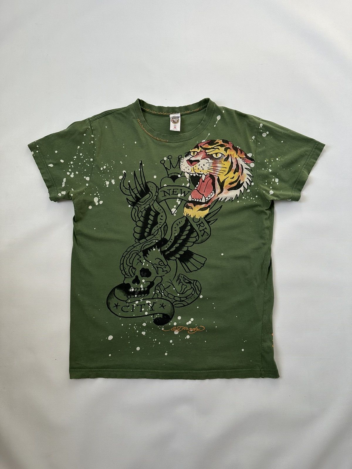 Ed Hardy ED HARDY T-Shirt Collared Christian Audigier Size US M / EU 48-50 / 2 - 1 Thumbnail