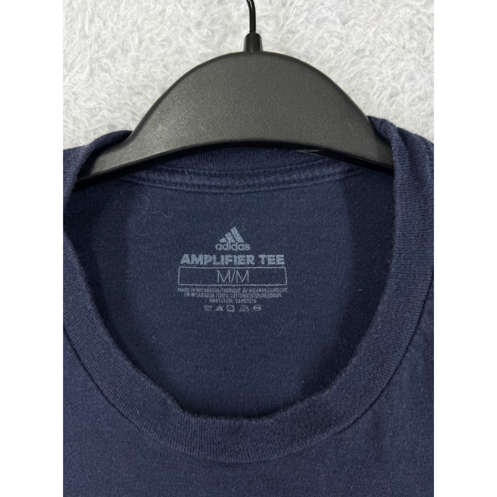 Adidas Adidas Shirt Mens Small Blue Graphic Print Logo Short Sleeve Crew Size US S / EU 44-46 / 1 - 4 Thumbnail