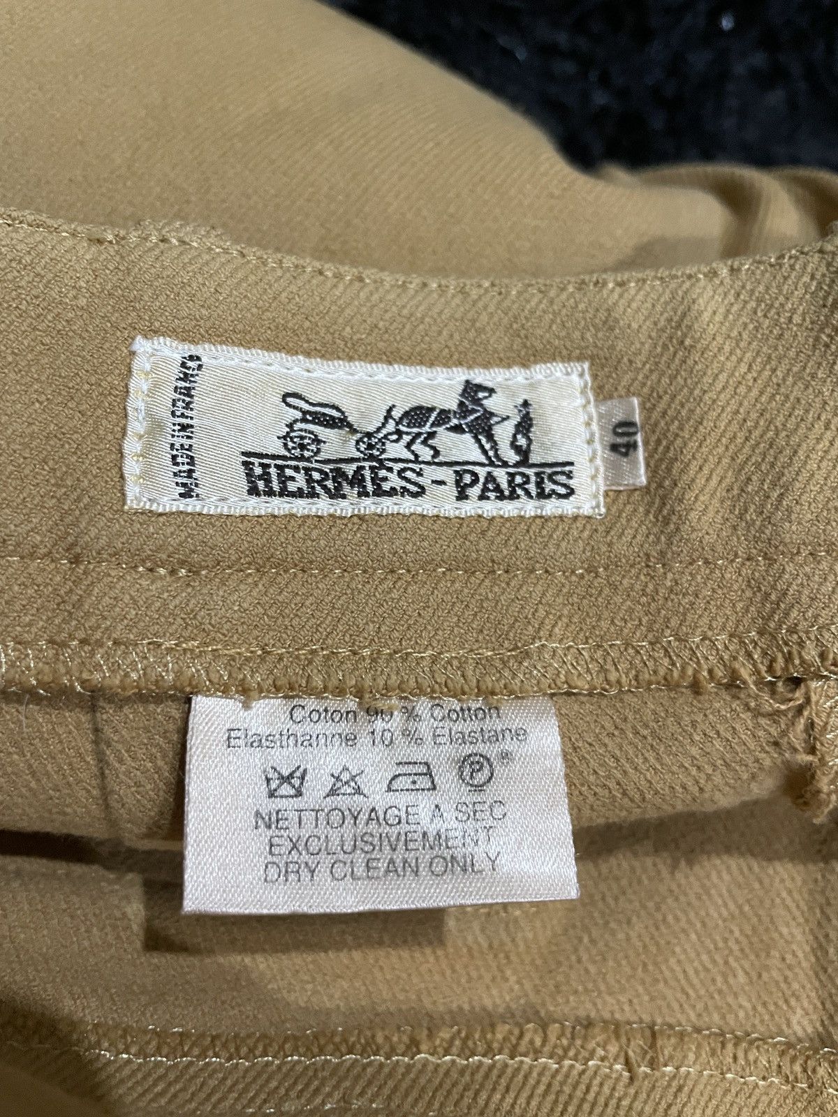 Designer × Hermes × Vintage HERMES- PARIS Equestrian Windowpane Riding Jodphur Pants Size 28" / US 6 / IT 42 - 6 Thumbnail
