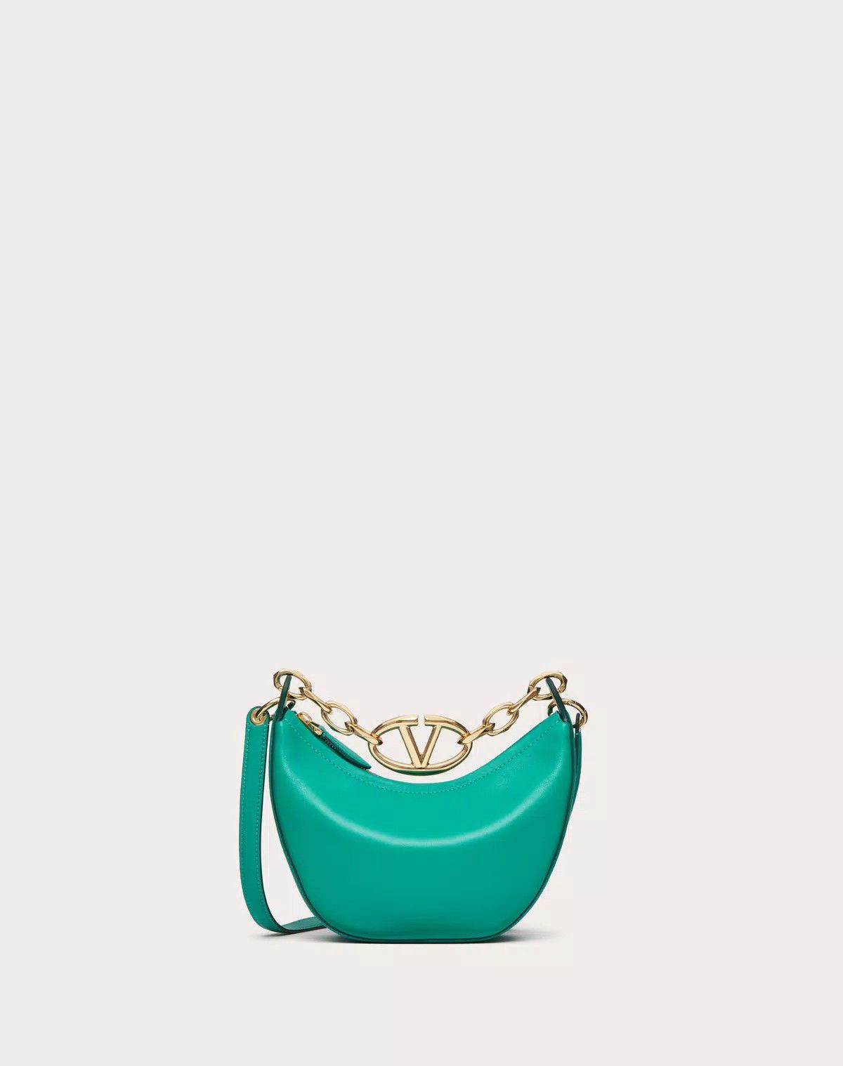 Valentino oc11z0725 Size:OS/Bag In Nappa Leather With Chain in Green Size ONE SIZE - 1 Thumbnail