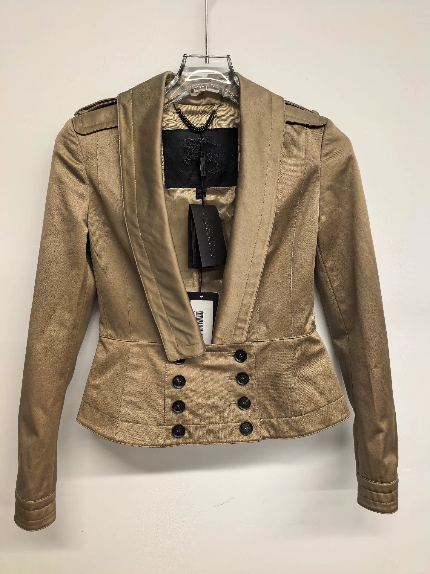 Burberry Burberry Women's Short Leather Jacket Size S / US 4 / IT 40 - 1 Thumbnail