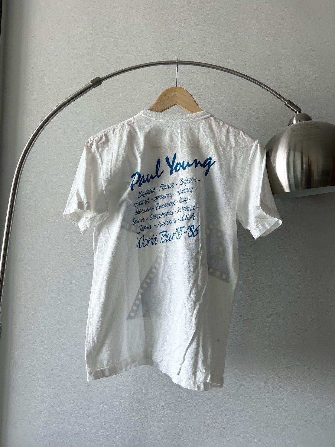 Vintage Paul Young Vintage T Shirt 80s Size US S / EU 44-46 / 1 - 3 Thumbnail