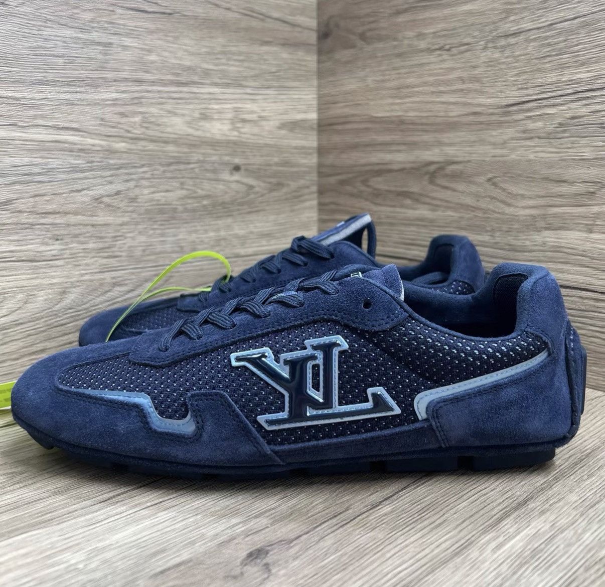 Louis Vuitton Louis Vuitton Rally Blue Retro Sneakers J41 Size US 7 / EU 40 - 1 Thumbnail