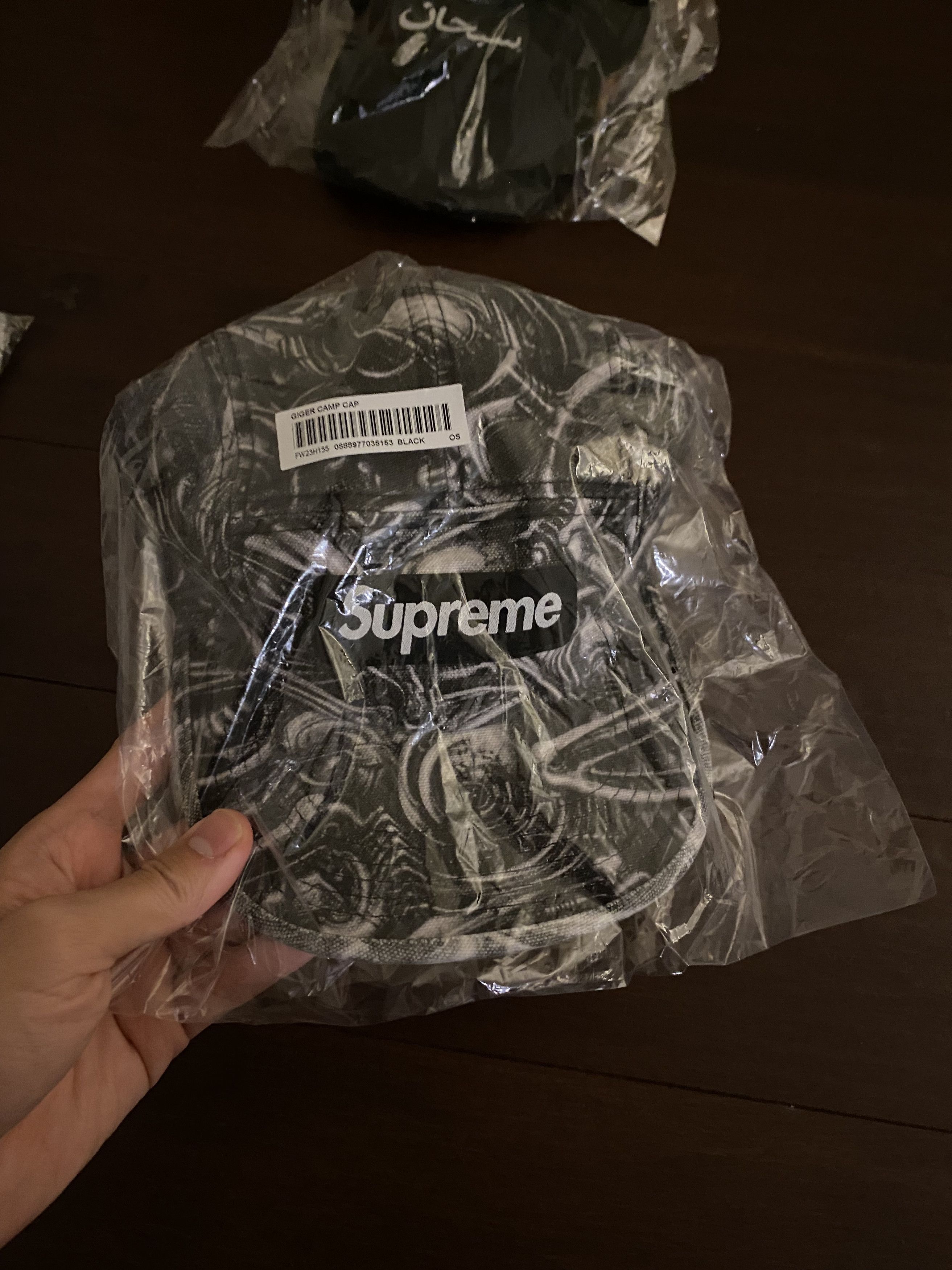 image of Supreme Hr Giger Camp Cap Black - , Men's