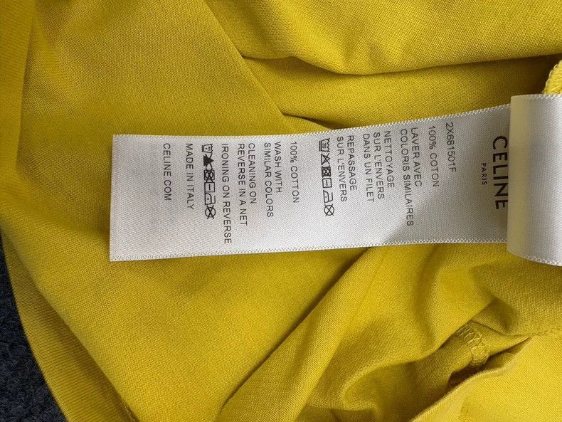 Celine Celine Logo Short Sleeve TShirt Size US XL / EU 56 / 4 - 7 Thumbnail
