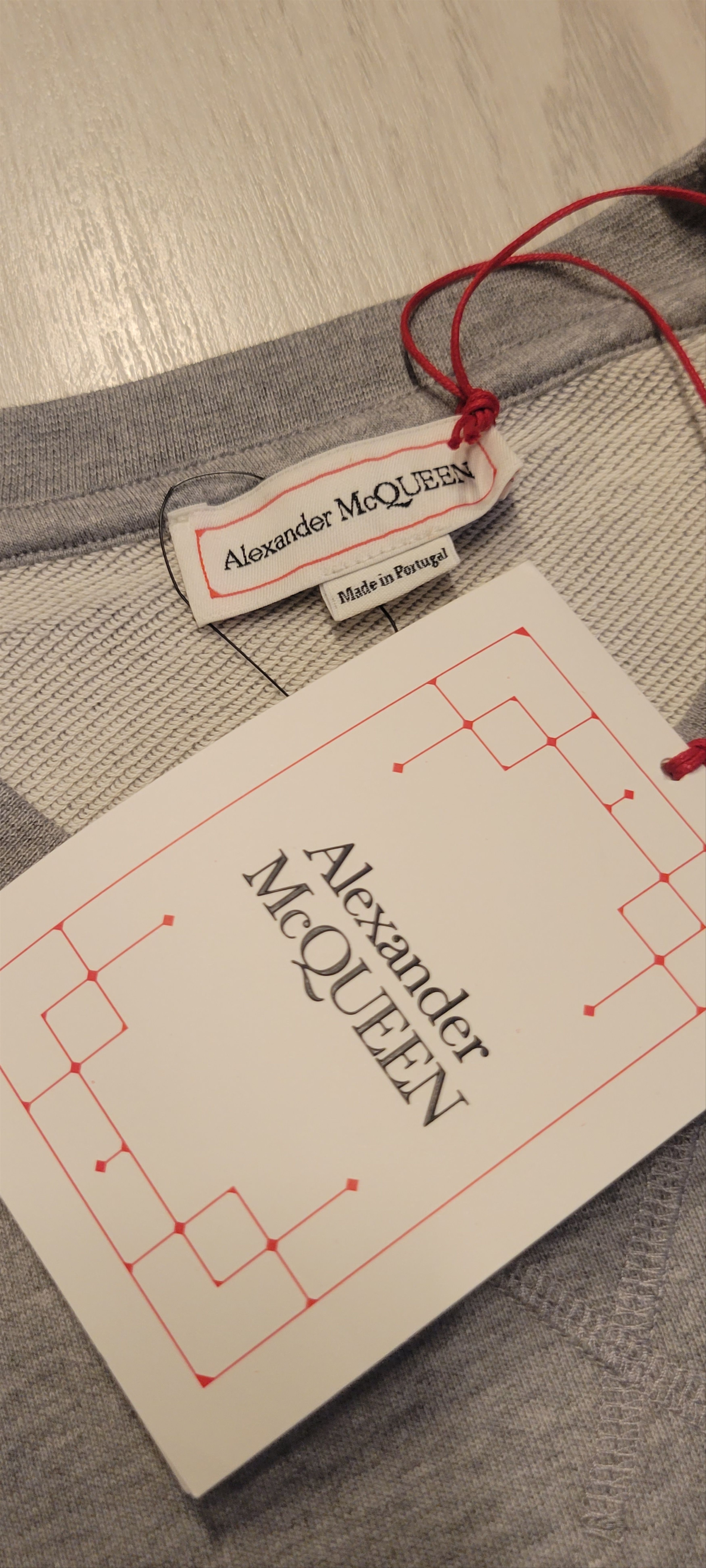 Alexander McQueen Logo Tape Crewneck Sweatshirt Size US L / EU 52-54 / 3 - 3 Thumbnail