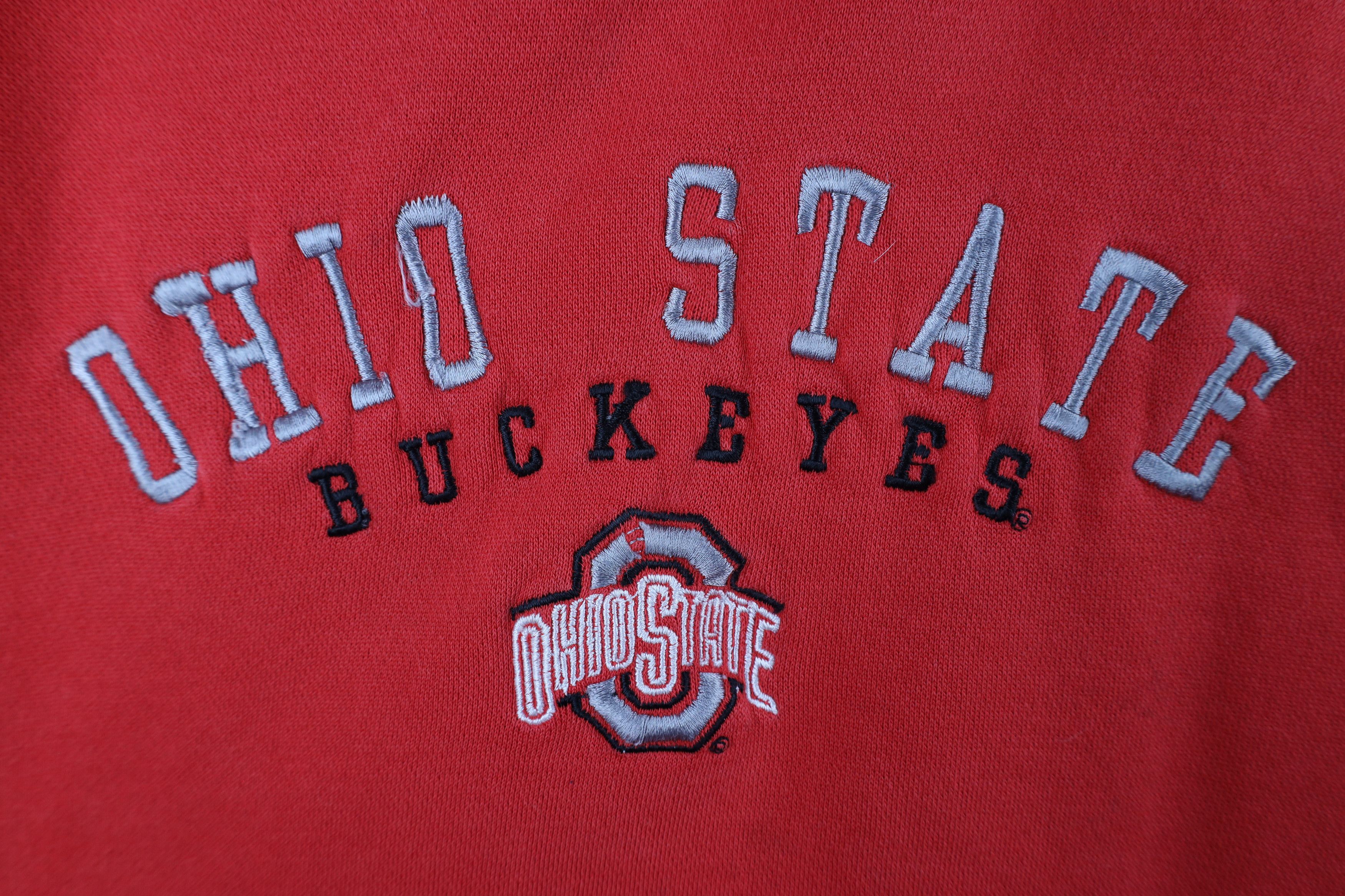 Vintage Vintage 90s Fit Ohio State University Hoodie Sweatshirt Size US XL / EU 56 / 4 - 5 Thumbnail