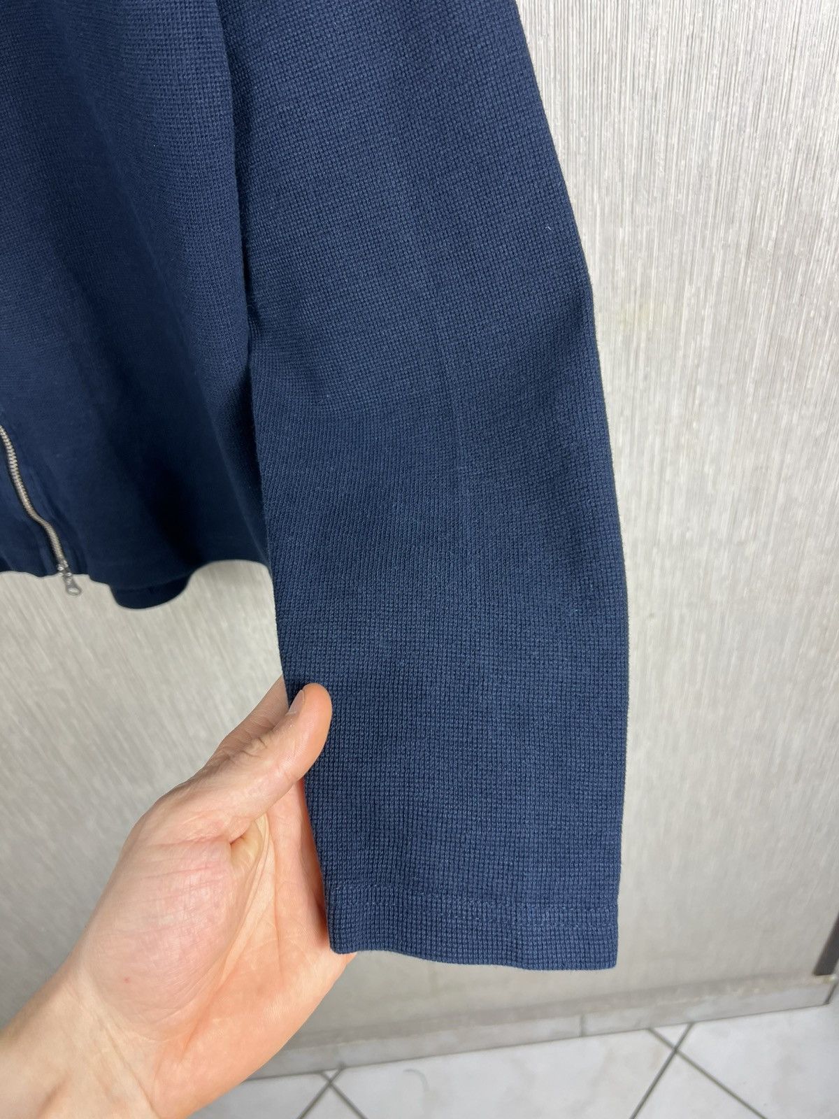 Norse Projects Norse Projects magne fine waffle zip long sleeve navy jacket Size US M / EU 48-50 / 2 - 7 Thumbnail