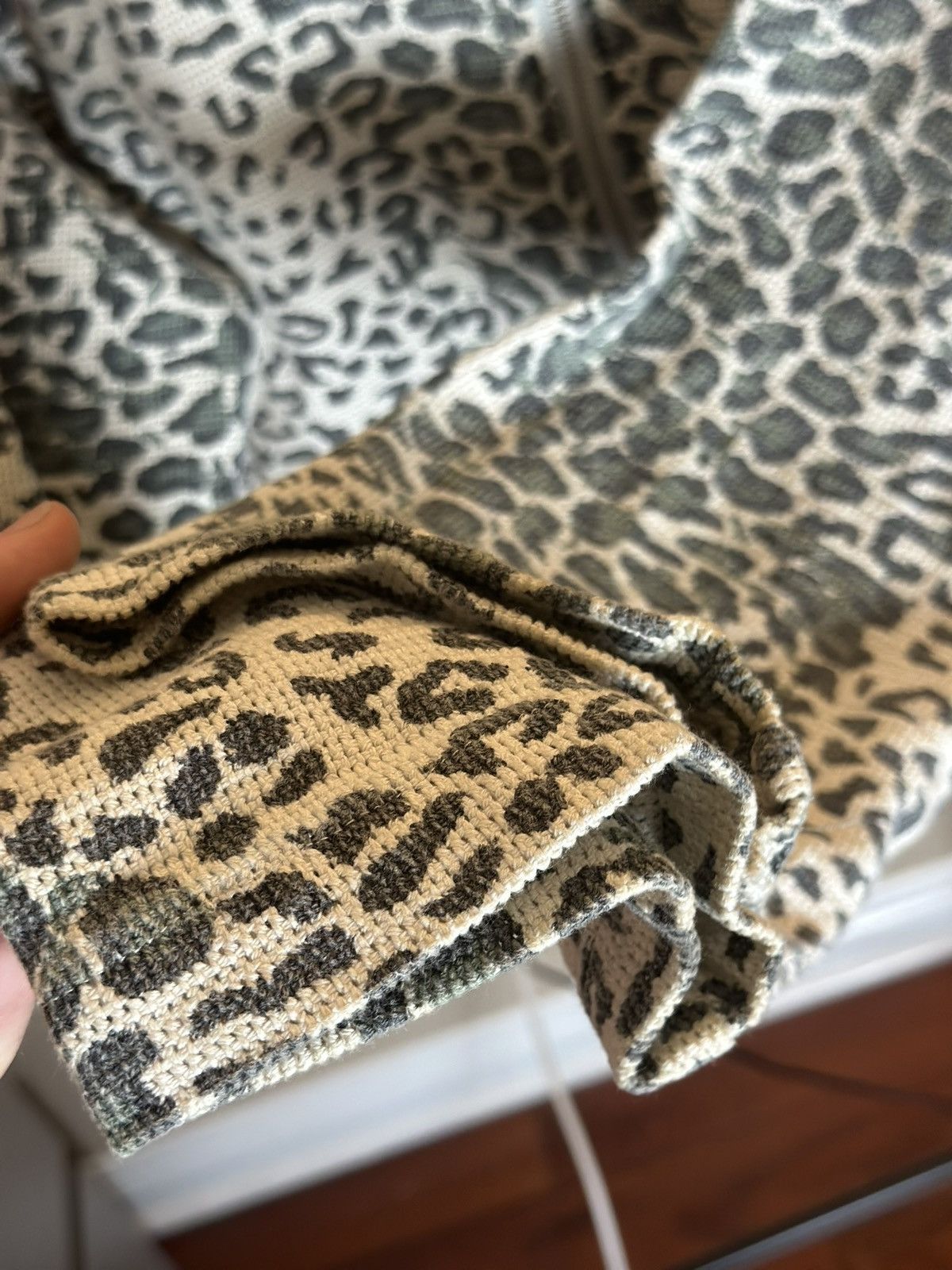 Stussy Stussy Leopard Mesh Zip Jacket | Grailed