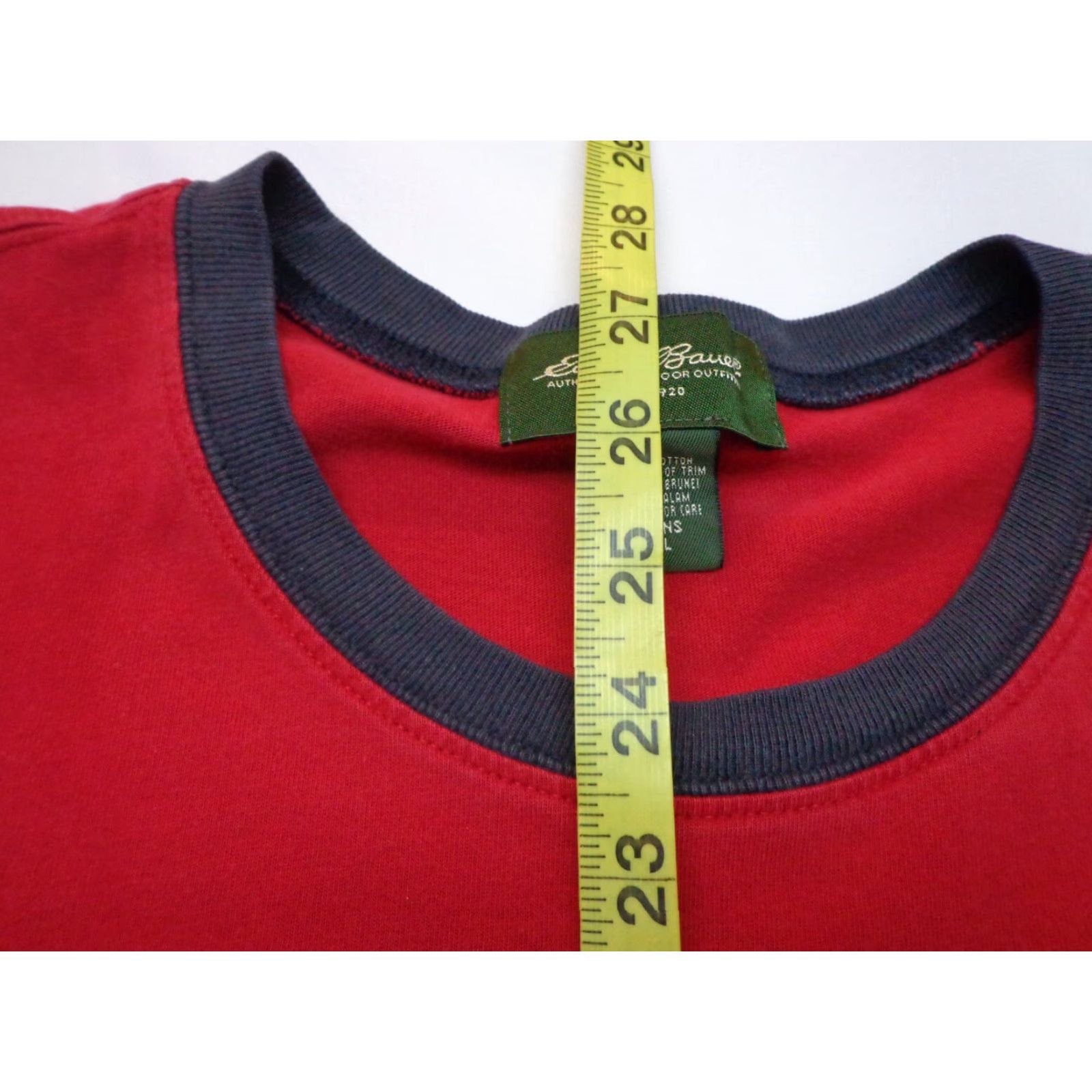 Eddie Bauer VINTAGE Eddie Bauer T-Shirt Mens XL Red Graphic Print Logo Crew Neck Hula Dancer Graphic FLAW Size US XL / EU 56 / 4 - 7 Thumbnail