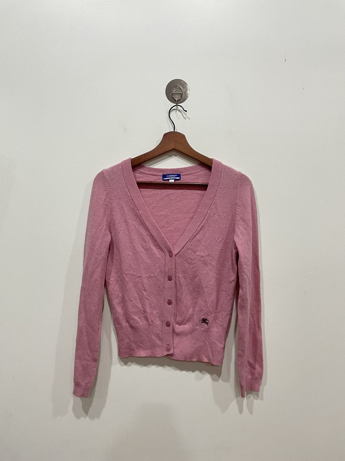 image of Burberry Pink Cardigan, Women's (Size XS)