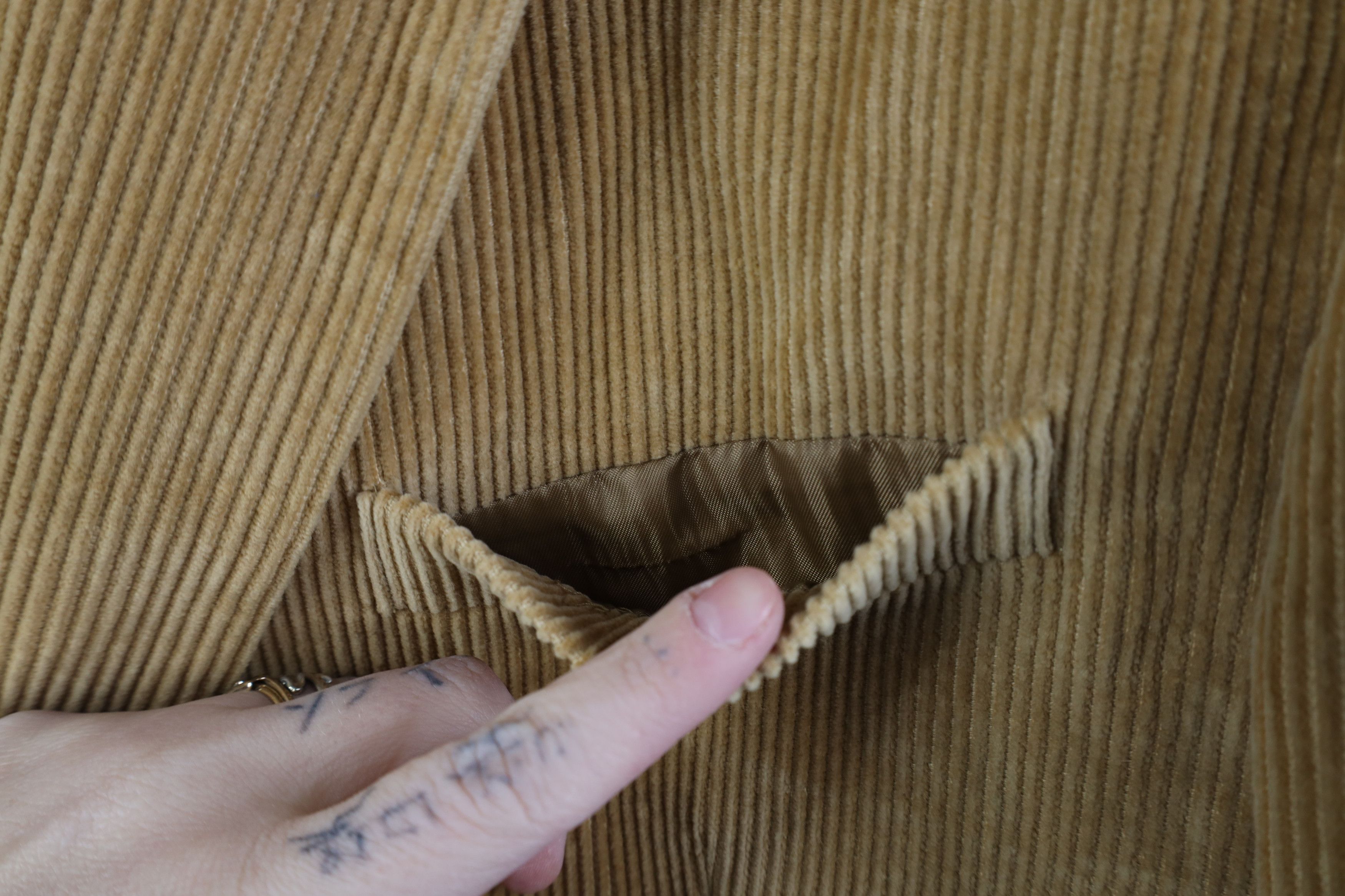 Vintage Vintage 90s Streetwear Corduroy Suit Coat Blazer Jacket Size US L / EU 52-54 / 3 - 8 Thumbnail