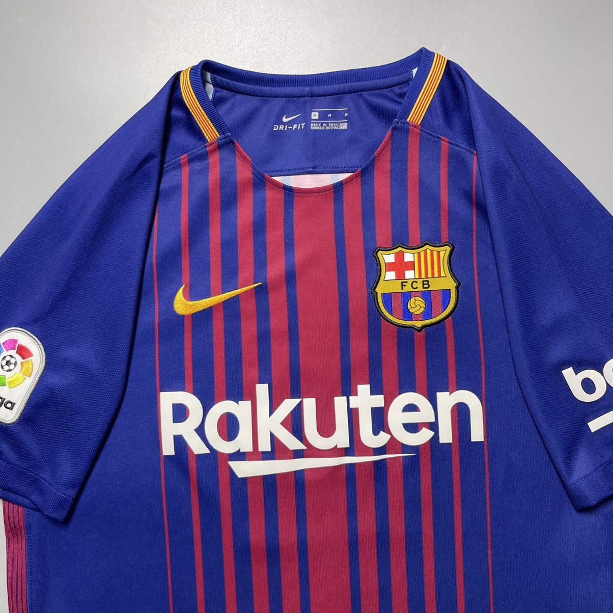 Nike BARCELONA NIKE 2017/2018 FOOTBALL HOME JERSEY #10 MESSI Size US M / EU 48-50 / 2 - 4 Thumbnail