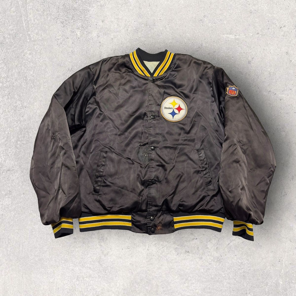 Chalk Line × NFL × Vintage Vintage Pittsburgh Steelers jacket Size US XL / EU 56 / 4 - 1 Thumbnail
