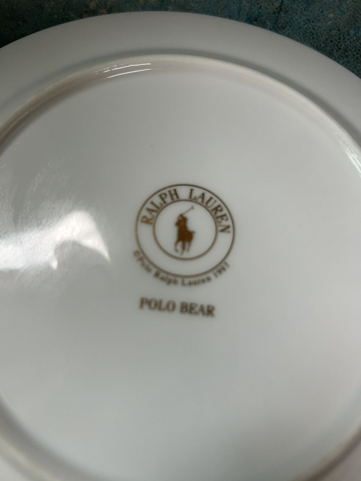 Polo Ralph Lauren 1997 Polo Bear Preppy Bear Porcelain Plate Size ONE SIZE - 9 Thumbnail