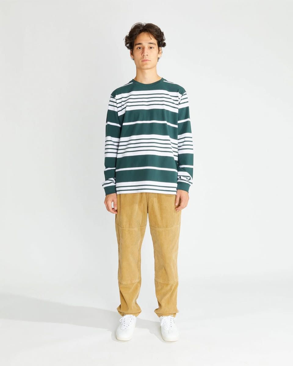 Adsum Adsum FW19 Long Sleeve Custom Stripe Shirt (L) Dusty Green Size US L / EU 52-54 / 3 - 8 Thumbnail