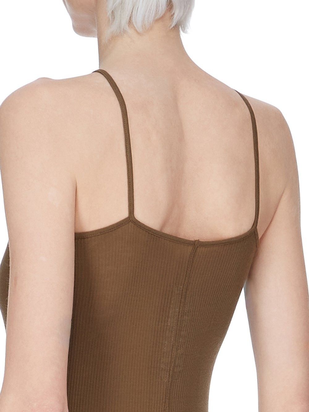 Rick Owens o1y0126 Midi Dress in Brown Size S / US 4 / IT 40 - 5 Thumbnail