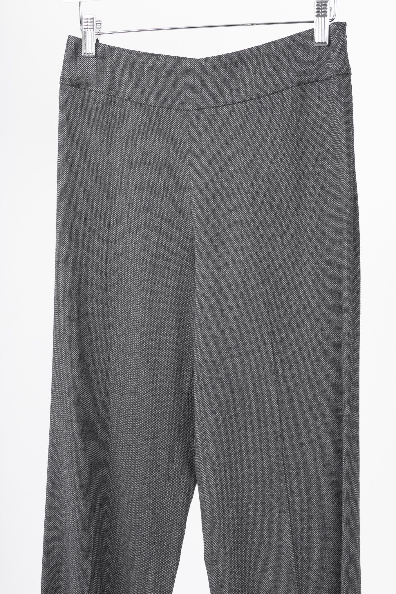 Etro Etro Grey Micro-Dot Wool-Flannel Straight-Leg Trousers Size 27" / US 4 / IT 40 - 3 Thumbnail