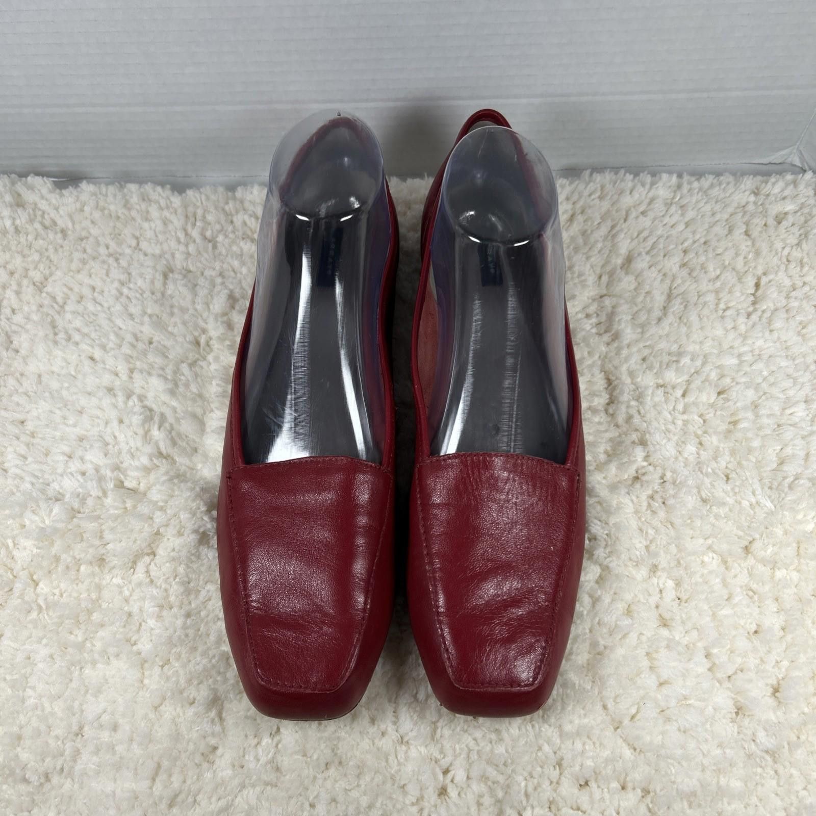 Other Array Freedom Women's Sz10.5 Leather Slip-On Shoe Chili Red Size US 10 / IT 40 - 6 Thumbnail