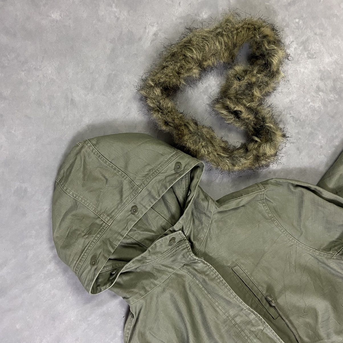 Vintage 2000s Military Parka Jacket/G.O.A Style Size US L / EU 52-54 / 3 - 3 Thumbnail