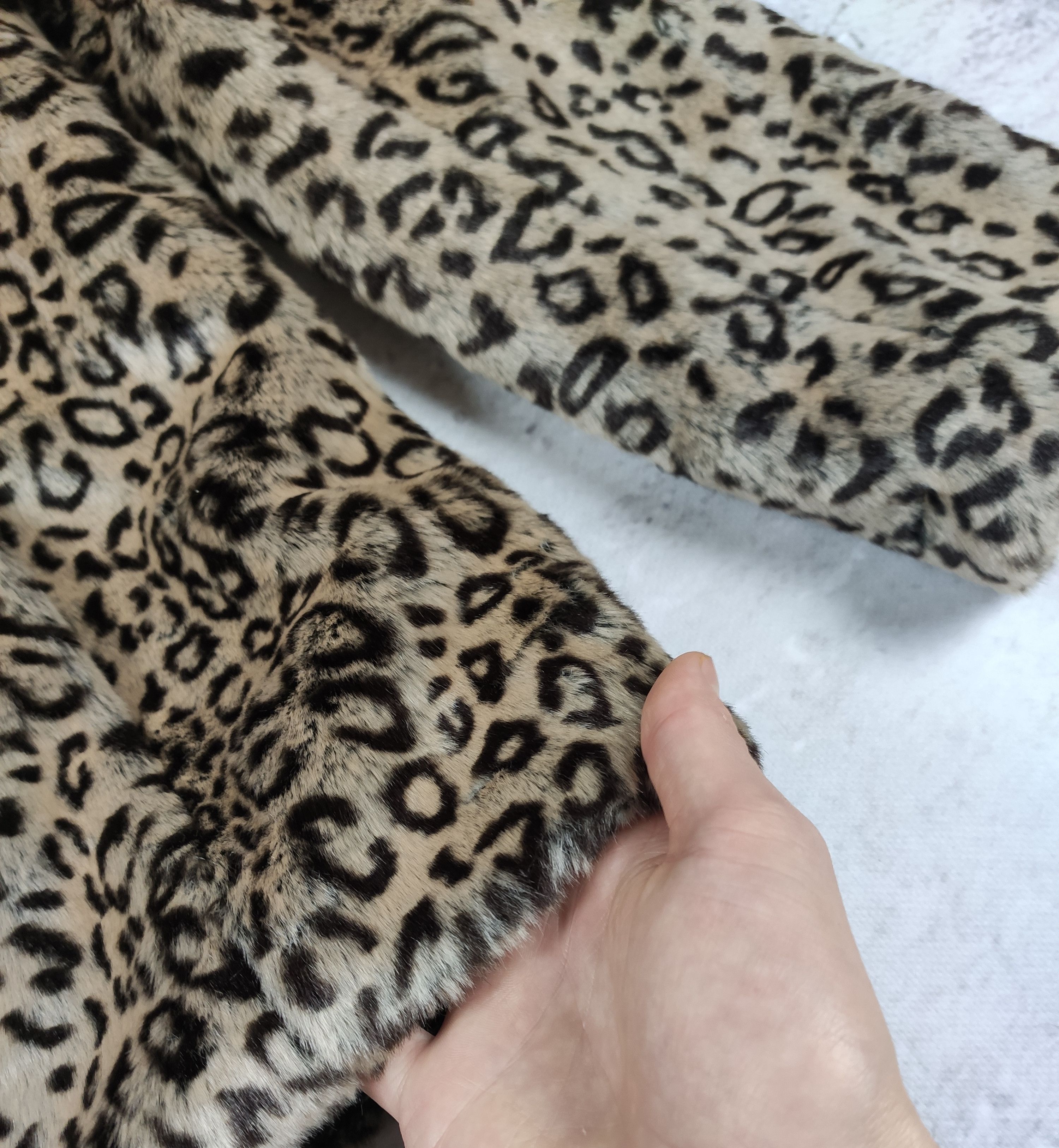 Vintage Julien Mac Donalnd women jacket faux fur leopard Size L / US 10 / IT 46 - 6 Thumbnail