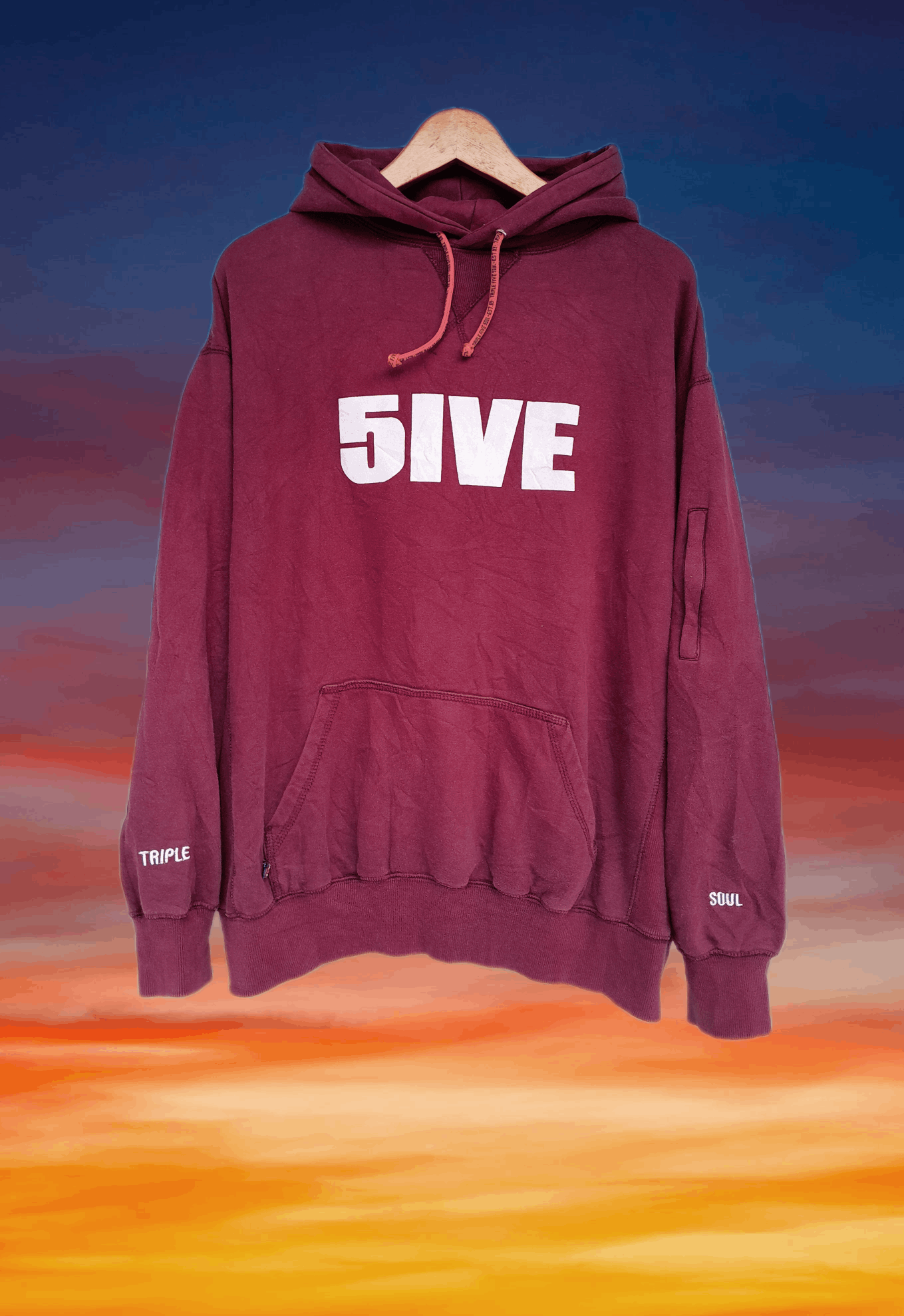 Triple 5 Soul × Vintage Y2K streetwear Triple five soul NYC hoodies raptees style Size US L / EU 52-54 / 3 - 1 Thumbnail