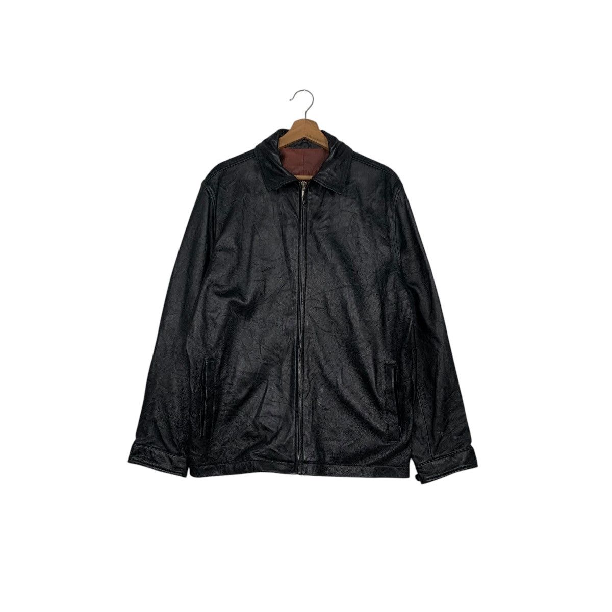 Japanese Brand Y2k Vintage GENEROUS Sheepskin Leather Jacket #2567-C116 Size US L / EU 52-54 / 3 - 1 Thumbnail