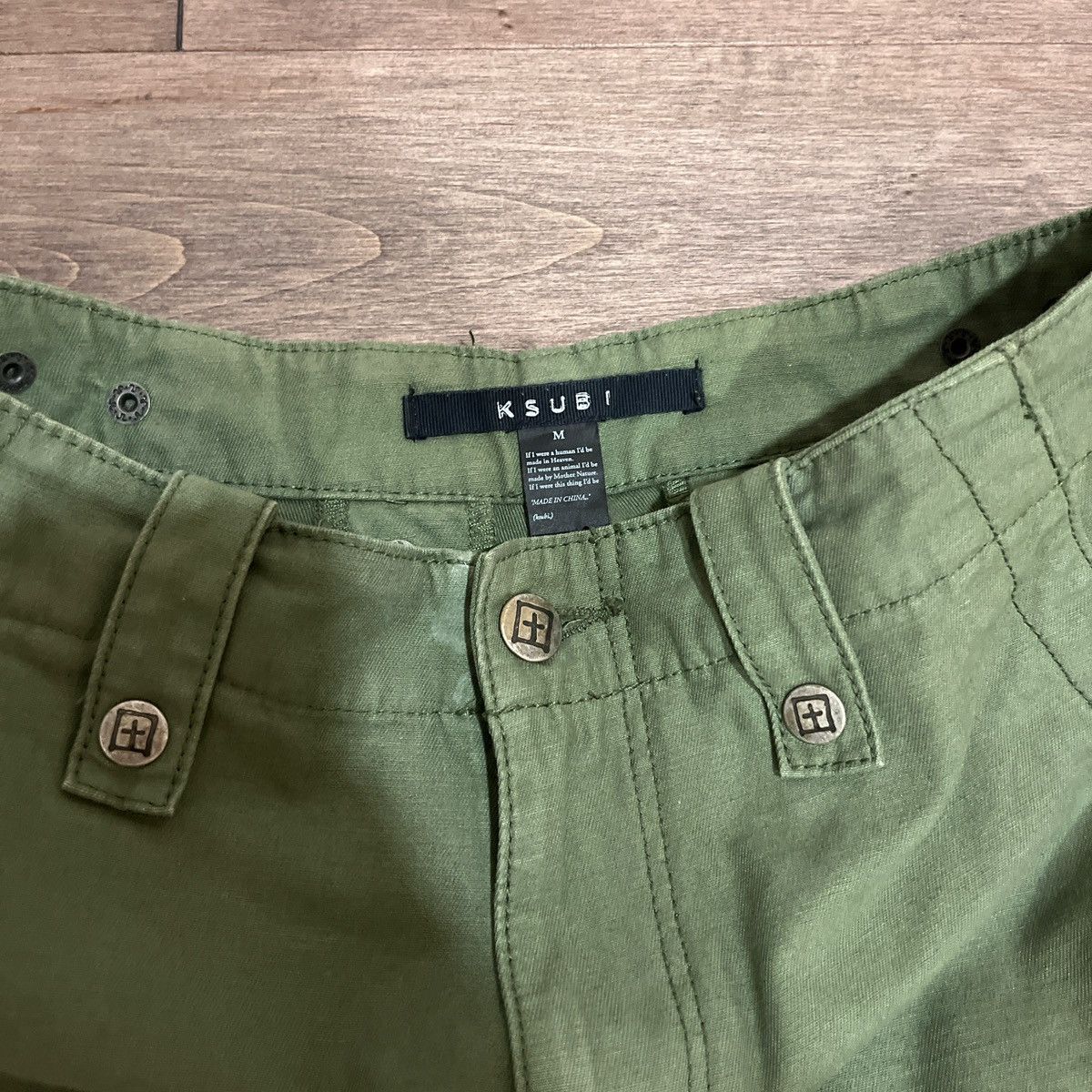 Ksubi Ksubi green cargo pants Size 27" / US 4 / IT 40 - 4 Thumbnail