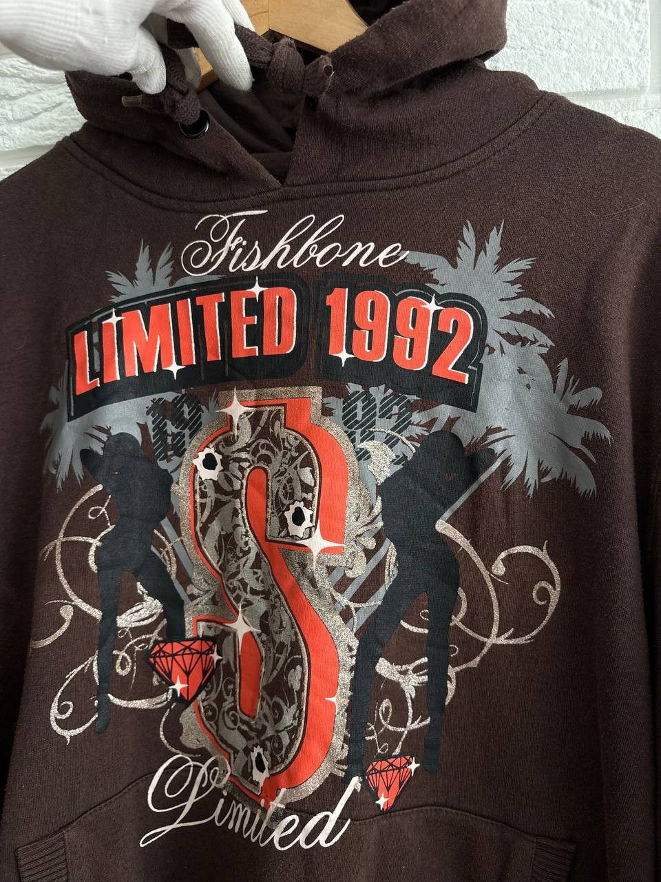 Other Fishbone hoodie big loge vintage 1992 rare brown Y2K SKATE Size US M / EU 48-50 / 2 - 6 Thumbnail