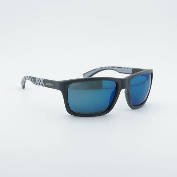 Burberry Burberry BE4483 423355 Sunglasses Grey Rectangle Frame Size ONE SIZE - 6 Thumbnail