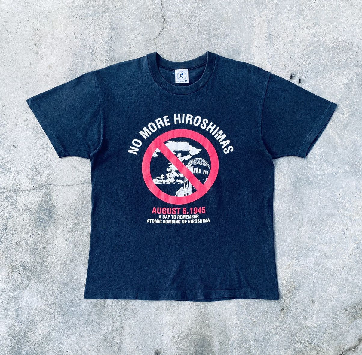 Vintage Vintage 90s No More Hiroshimas Tees Size US M / EU 48-50 / 2 - 1 Thumbnail