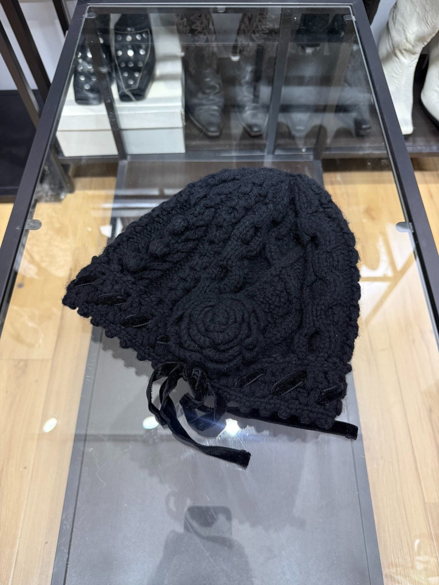 Comme des Garcons Comme des Garçons Velvet Knit Beanie Size ONE SIZE - 1 Thumbnail