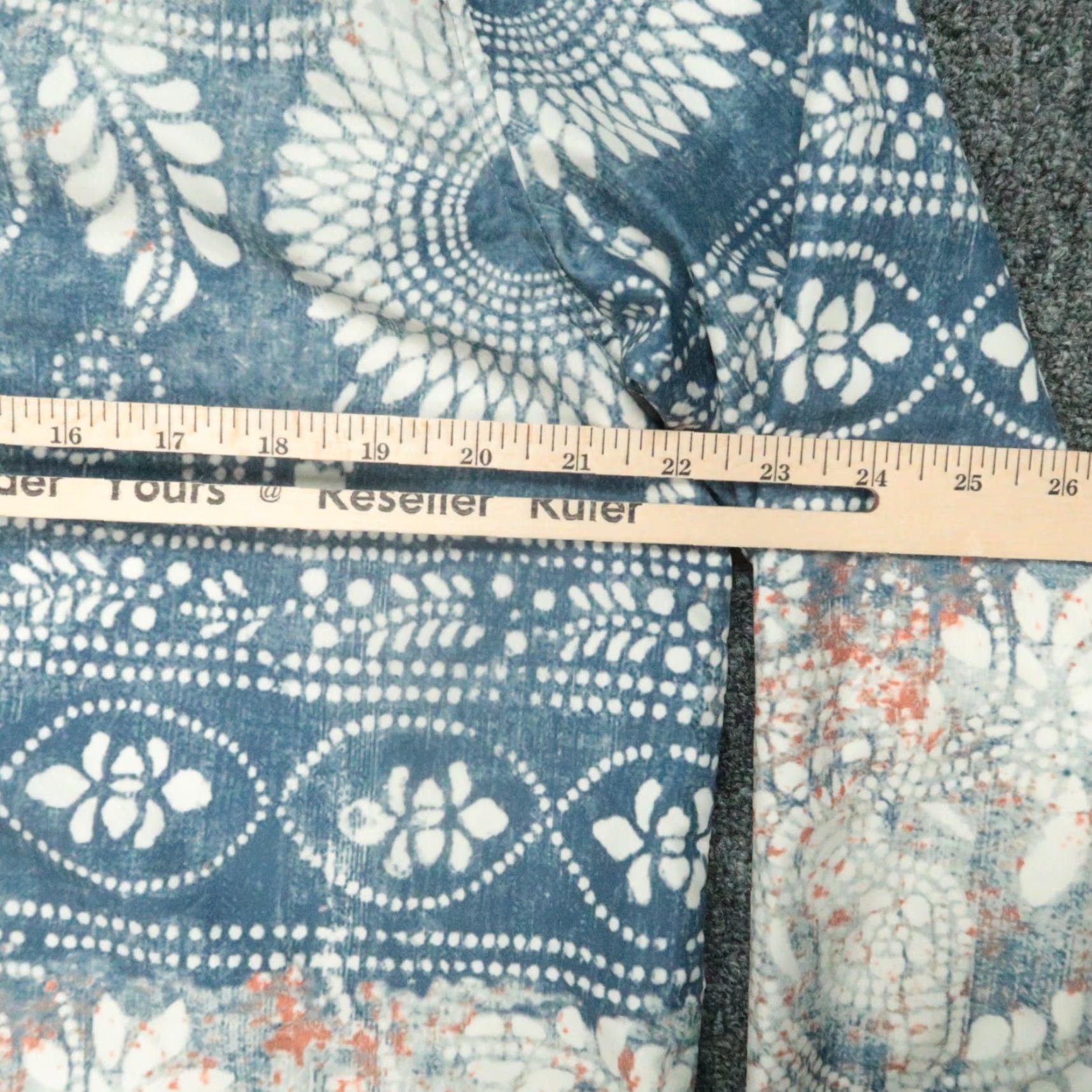 Vintage Herschel Jacket Men M Blue Abstract Floral Windbreaker Snap Shirt? Size US M / EU 48-50 / 2 - 7 Thumbnail