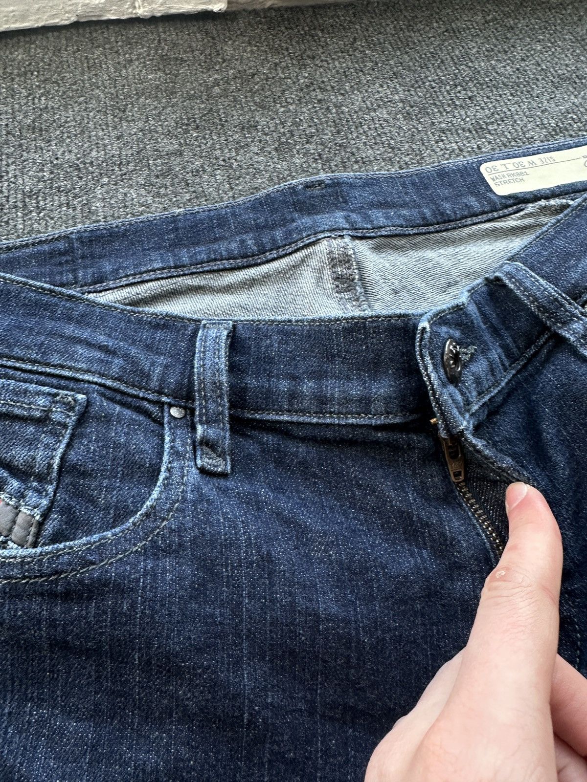 Diesel 🚨Gothic Diesel Regular Slim relax Flared Jeans Womens Size 32" / US 10 / IT 46 - 5 Thumbnail