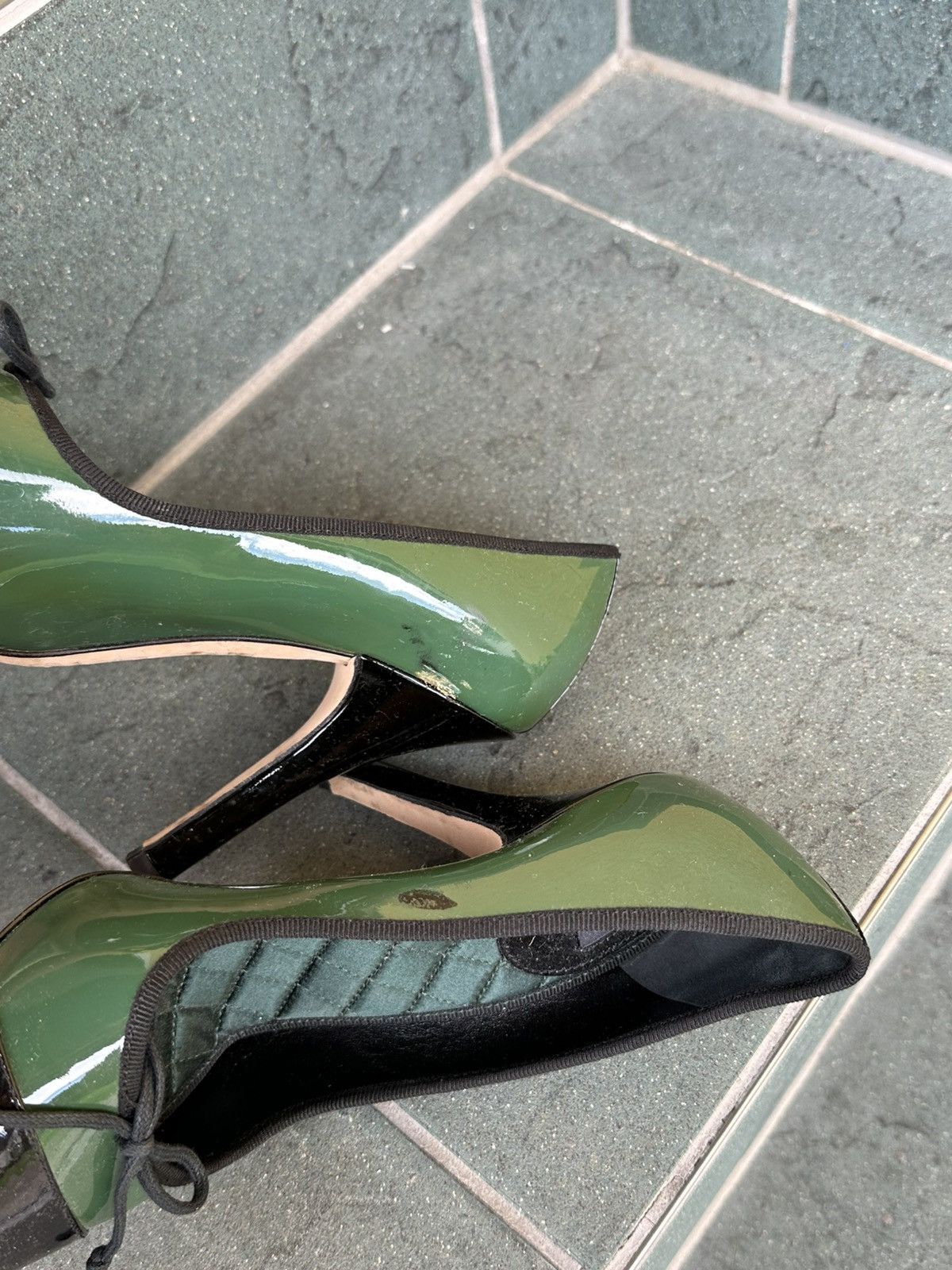 Dolce & Gabbana Dolce Gabbana Vintage Retro Rare Heels green size 36 Size US 6 / IT 36 - 17 Thumbnail