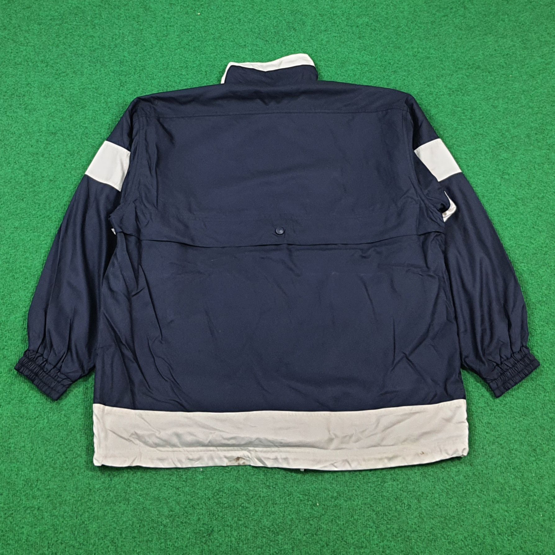 Sergio Tacchini Vintage Sergio Tacchini Navy Zipper Outdoor Jacket C302N20 Size US XL / EU 56 / 4 - 3 Thumbnail