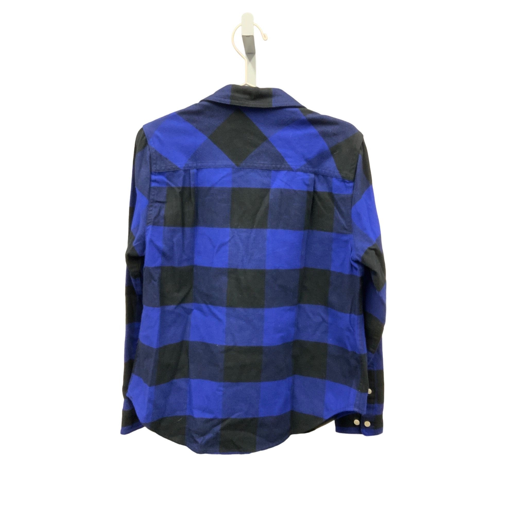 J.Crew J.Crew Factory Blue Buffalo Check Shirt Jacket Size S / US 4 / IT 40 - 3 Thumbnail