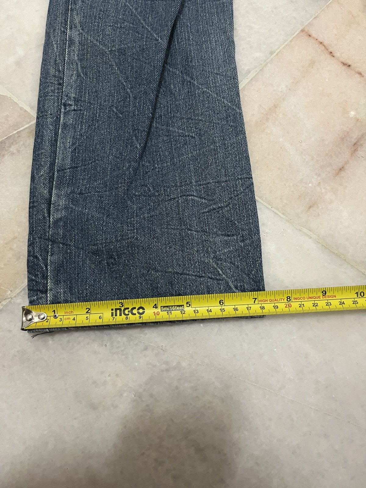 Japanese Brand DOUBLE WAIST DOMINATE HANDCRAFTED DISTRESED DENIM Size US 28 / EU 44 - 18 Thumbnail