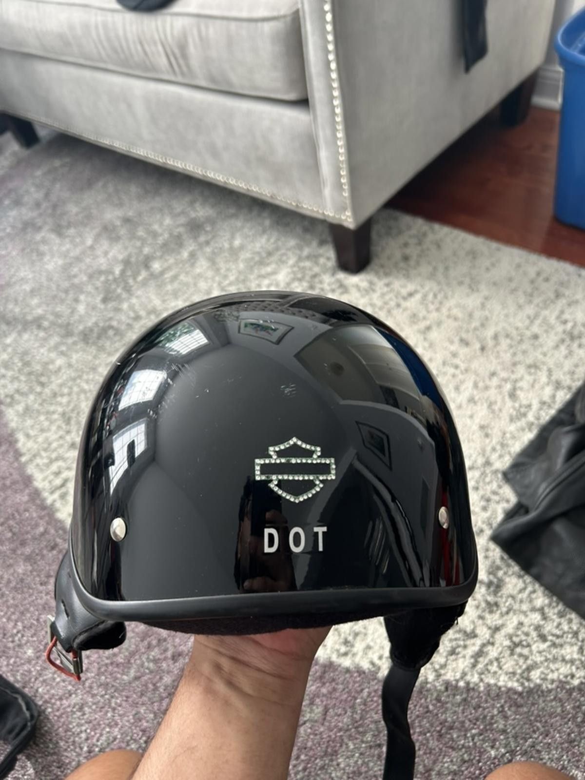 Harley Davidson Harley-Davidson Stock DOT Half Helmet - Women's Medium Size ONE SIZE - 5 Thumbnail
