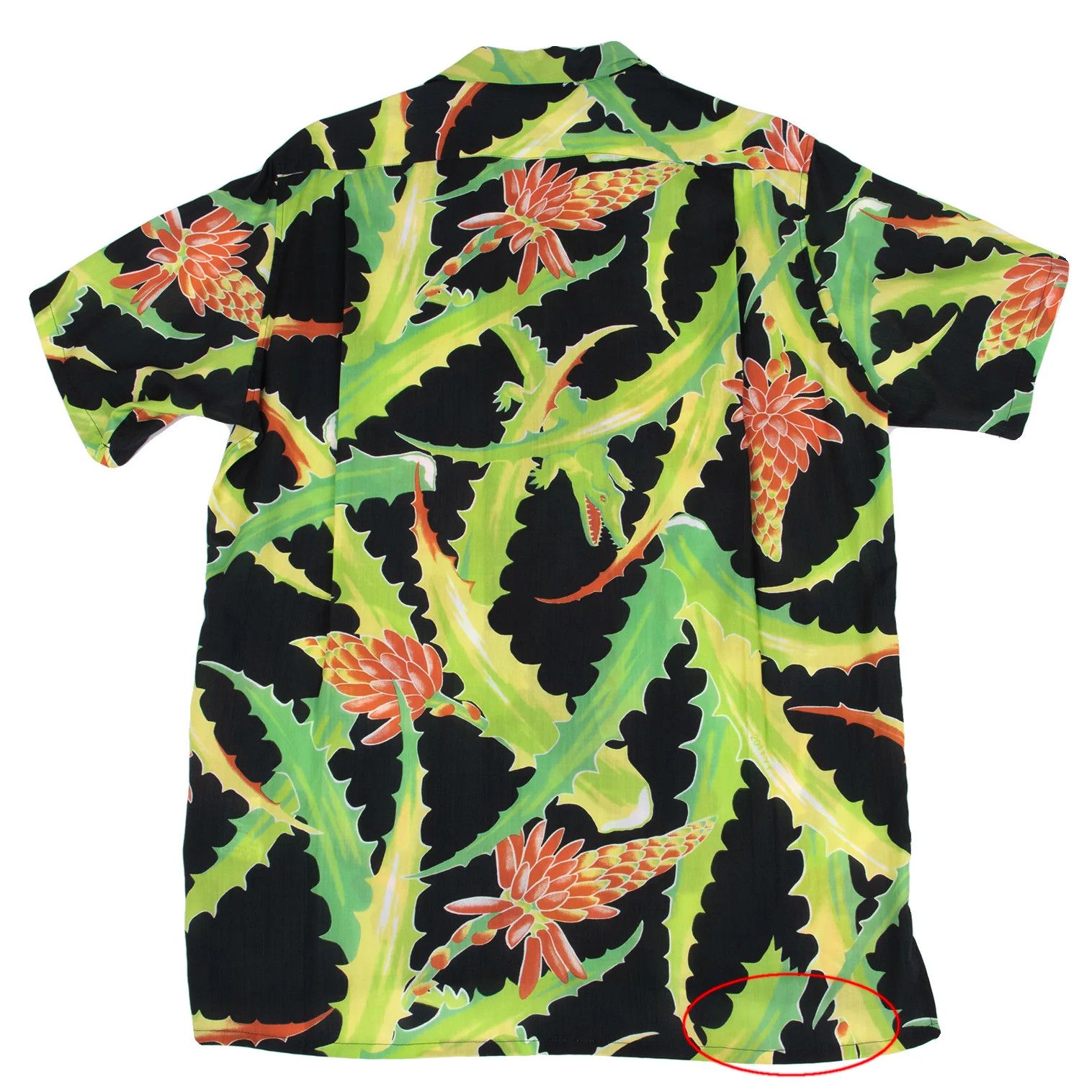 Yohji Yamamoto Yohji Yamamoto Crocodile Aloe Print Aloha Shirt Size US M / EU 48-50 / 2 - 12 Thumbnail