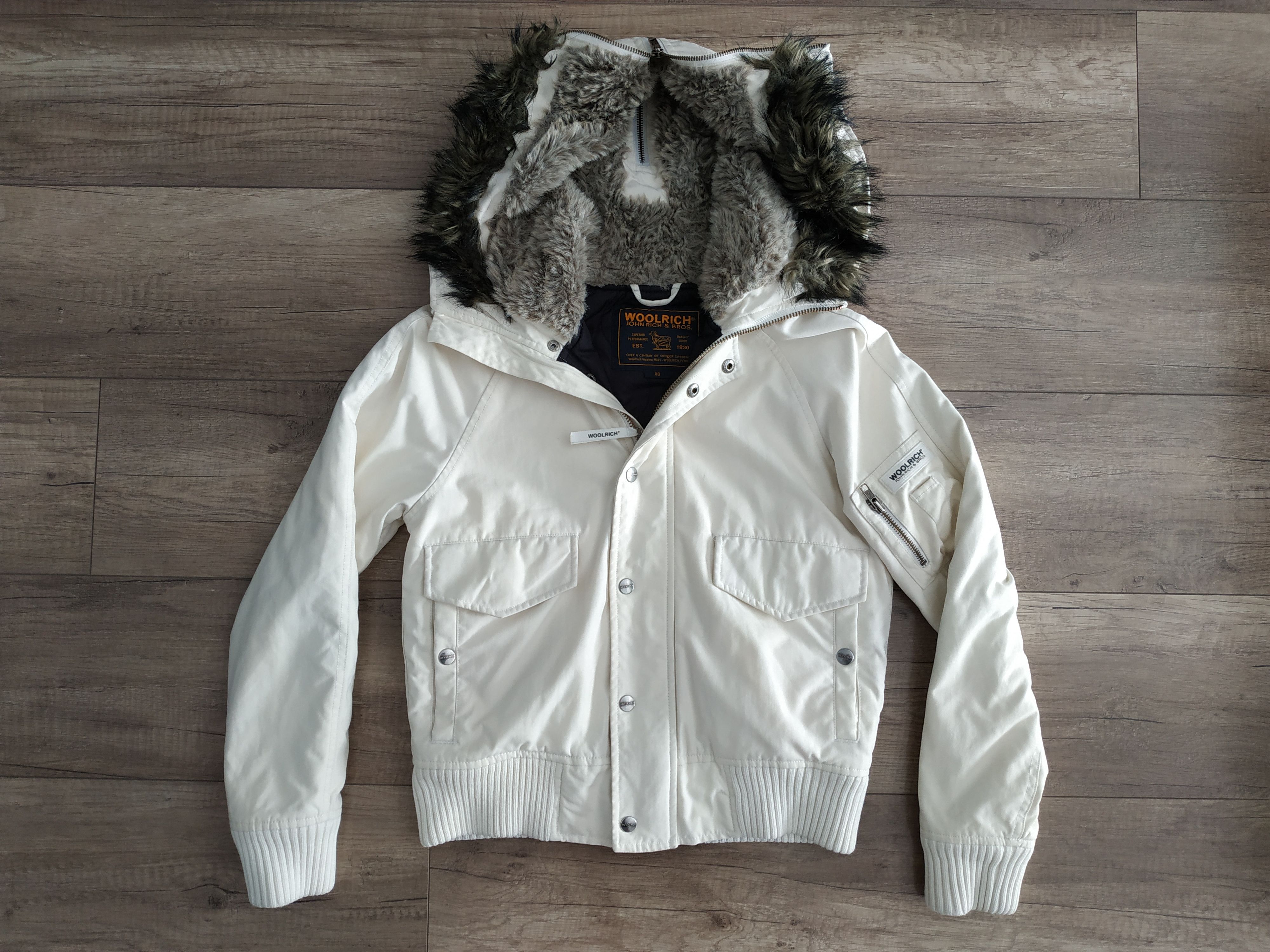 Woolrich Woolen Mills Woolrich Thermolite Women's Zip Hood Bomber Jacket, s. XS Size XS / US 0-2 / IT 36-38 - 1 Thumbnail