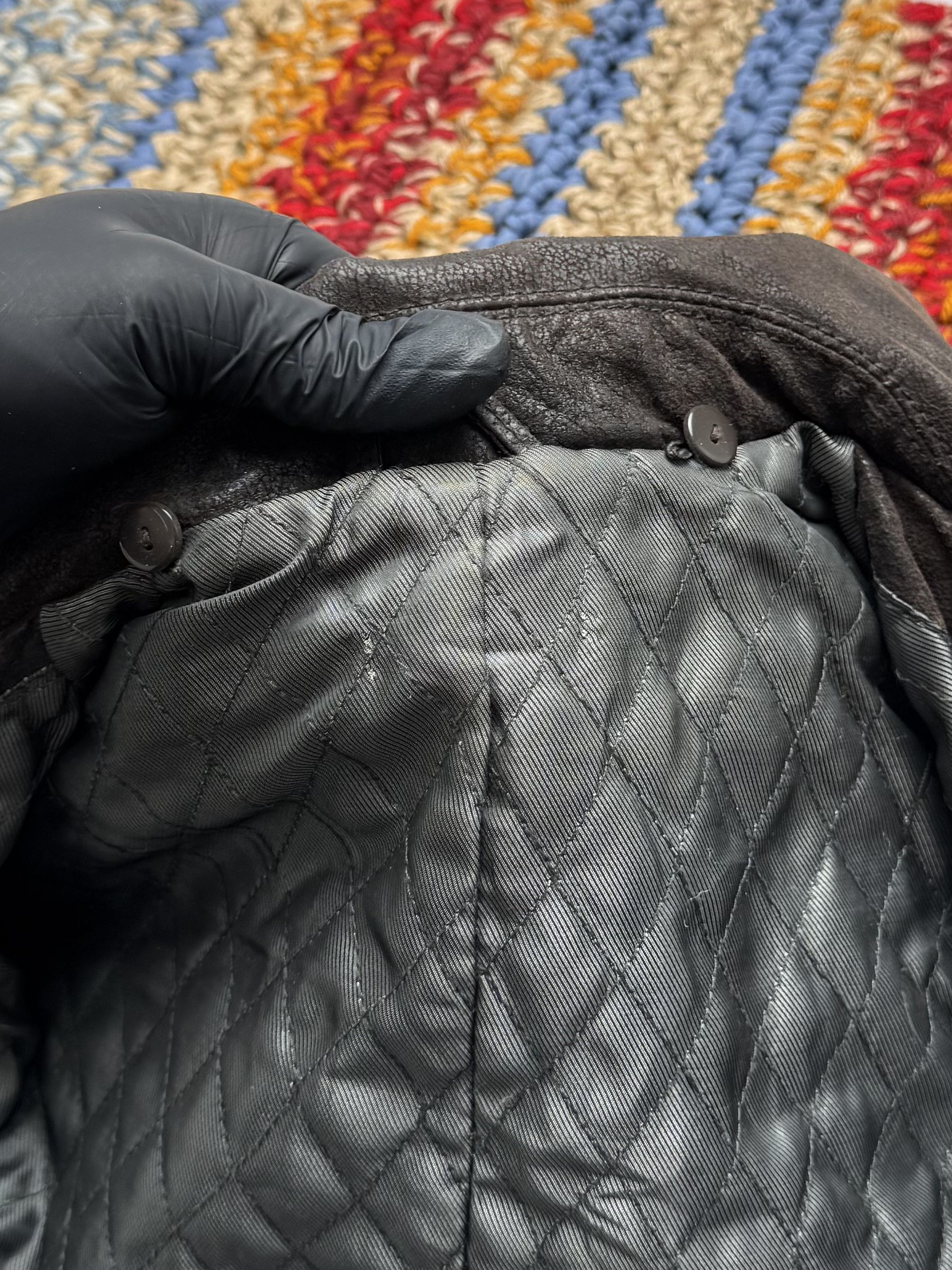 Vintage Vintage Cropped Real Leather Jacket (E4) Size L / US 10 / IT 46 - 10 Thumbnail