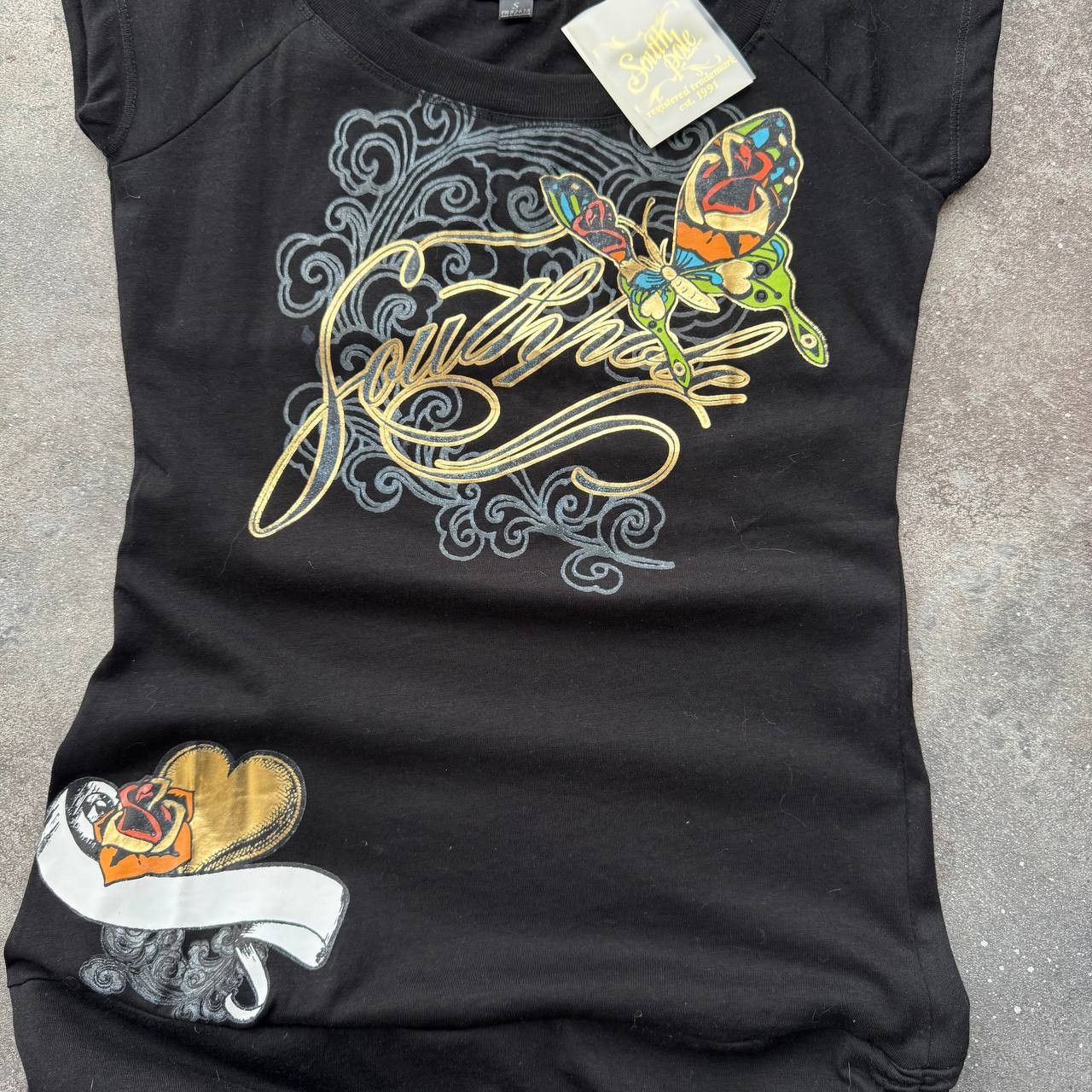 Affliction Y2K Southpole Vintage Dress (affliction ed hardy style) Size S / US 4 / IT 40 - 4 Thumbnail