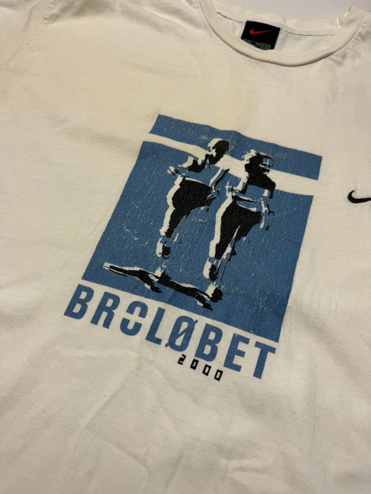 Nike × Vintage Rare vintage Nike broløbet 2000 T-shirt y2k Size US L / EU 52-54 / 3 - 3 Thumbnail