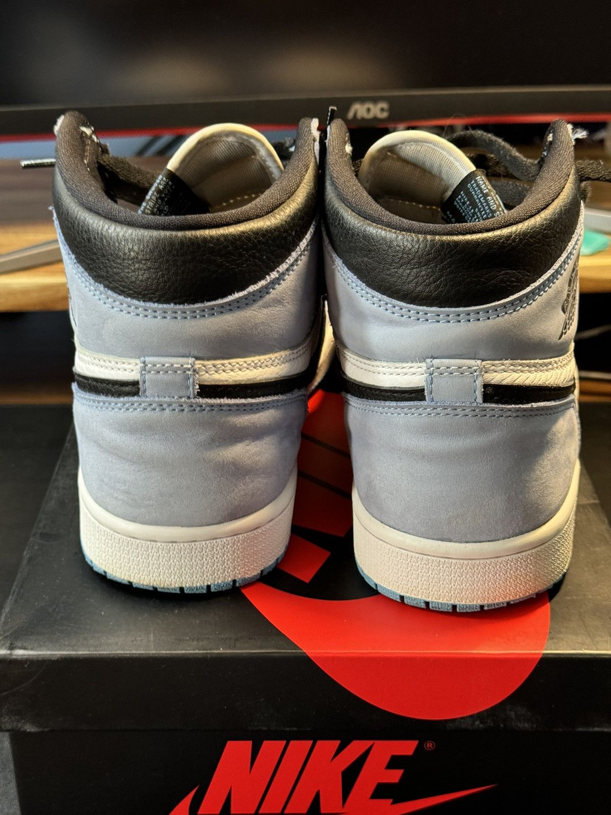 Jordan Brand × Nike Jordan 1 High - University Blue - 8.5 — Good Condition Size US 8.5 / EU 41-42 - 6 Thumbnail