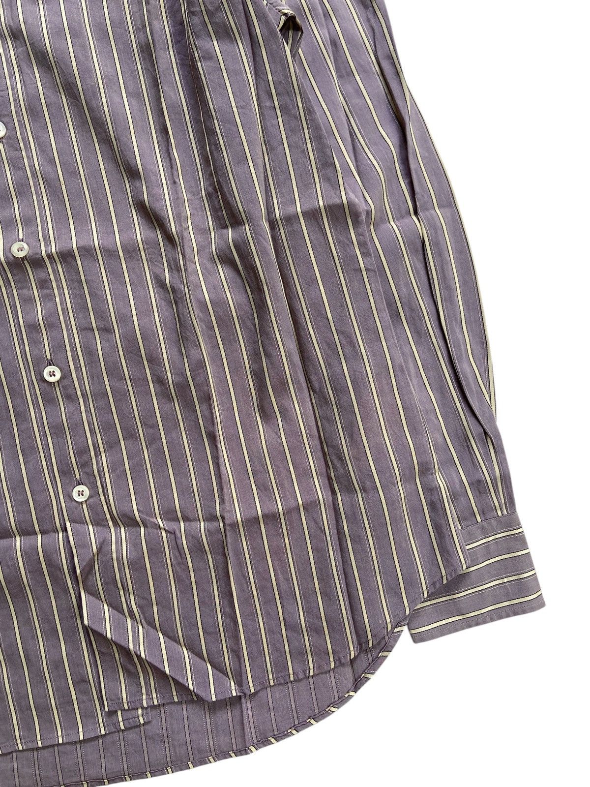 Prada PRADA VINTAGE STRIPED CASUAL BUTTON DOWN SHIRT Size US XL / EU 56 / 4 - 4 Thumbnail