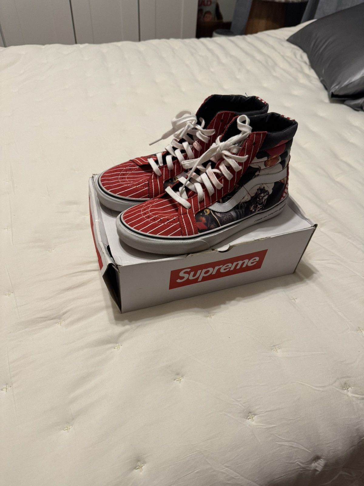 Comme des Garcons SHIRT × Supreme 2014 cdg x supreme Harold hunter sk8-hi Size US 9 / EU 42 - 1 Thumbnail