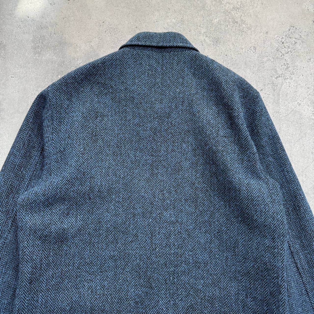 Harris Tweed Peter Christian Blue Harris Tweed Chore Jacket Size L Size US L / EU 52-54 / 3 - 20 Thumbnail