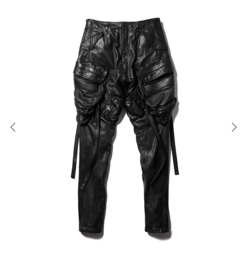 Julius Julius Gasmask Leather pants 3size Size US 32 / EU 48 - 4 Thumbnail