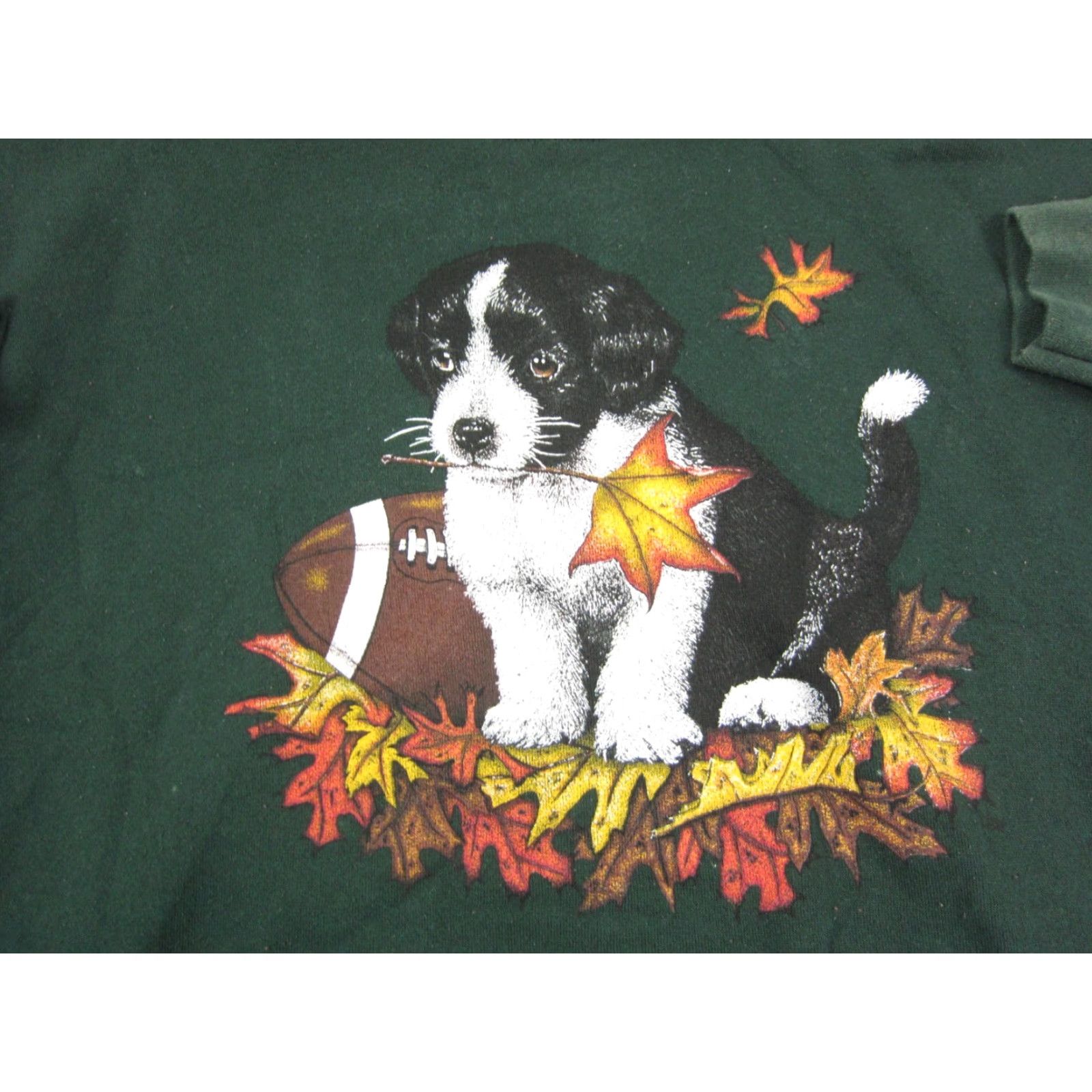 Vintage VINTAGE Cotton Grove Sweatshirt Mens 2XL 2XL Green 90s Autumn Made in USA Outdoor 90s Size US XXL / EU 58 / 5 - 2 Thumbnail